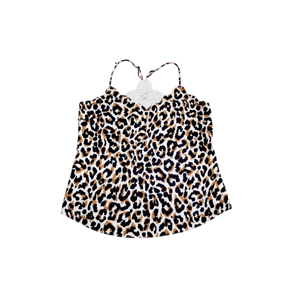 J.Crew Leopard Print Camisole Tank Top Size 6
